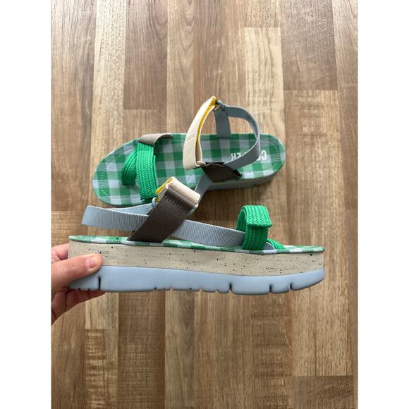 Women's Camper x Free People Oruga Multicolor Chunky Platform Sandals size 42 - Picture 3 of 5